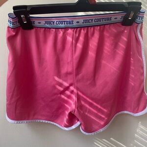Juicy Couture Pink Shorts with White Trim